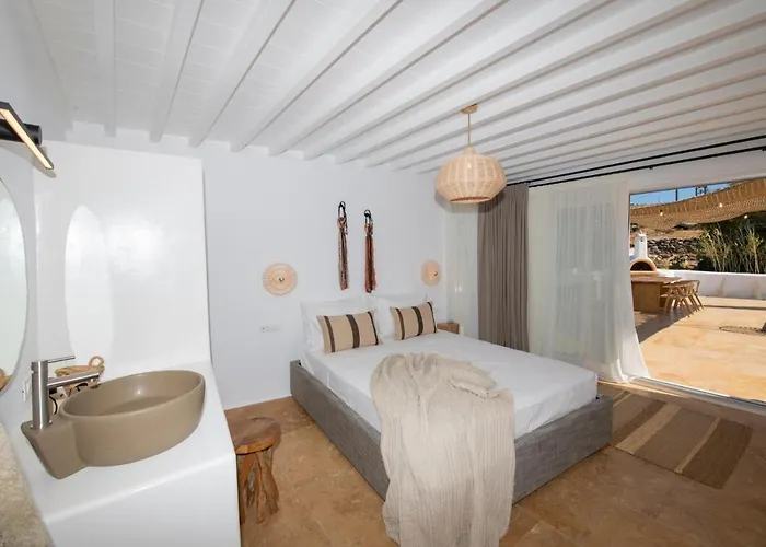 Little Amid Super Paradise-jackieo' Mykonos Вилла Пляж Супер-Парадайз